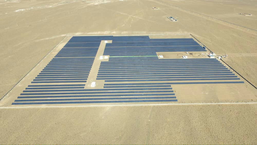 بهره‌برداری از نیروگاه خورشیدی بافت