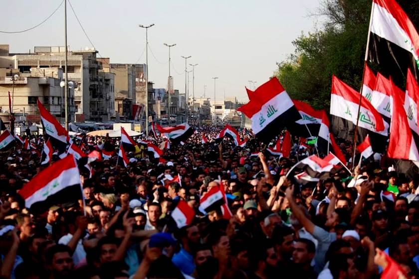 اعتراض مردم سلیمانیه عراق به قطعی برق و کمبود خدمات
