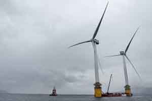 پروسه نصب توربین های بادی فراساحلی در اسکاتلند