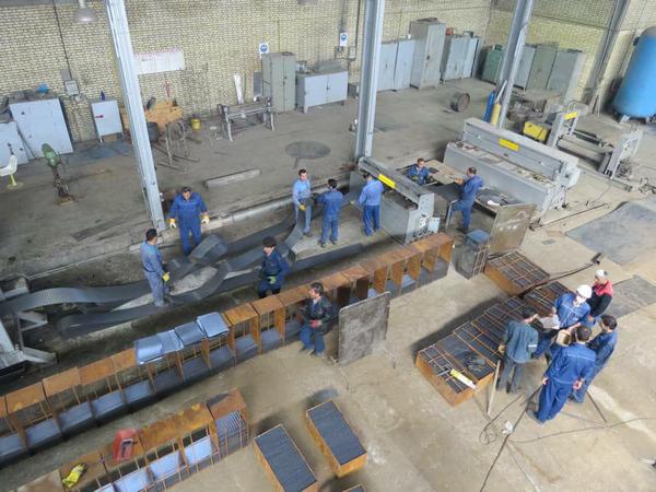 ساخت بسکت های سرد پیش گرم کن نیروگاه بندرعباس در اصفهان