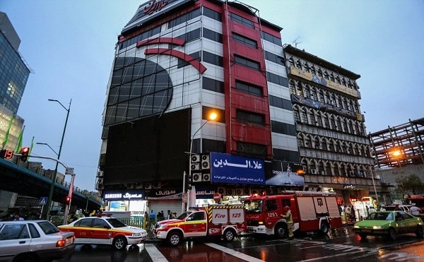 آتش‌سوزی در پاساژ علاءالدین تهران مهار شد