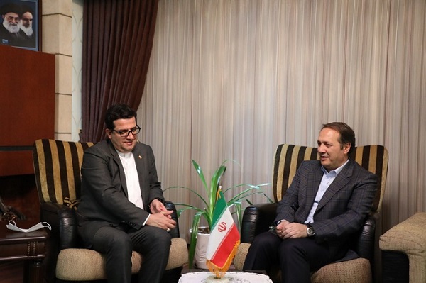 دیدار سفیر جدید جمهوری اسلامی ایران در آذربایجان و مدیرعامل شرکت آب منطقه‌ای استان آذربایجان شرقی