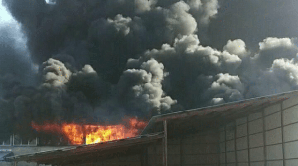 اتصال برق، کارگاه یونولیت در پیرانشهر را به آتش کشید