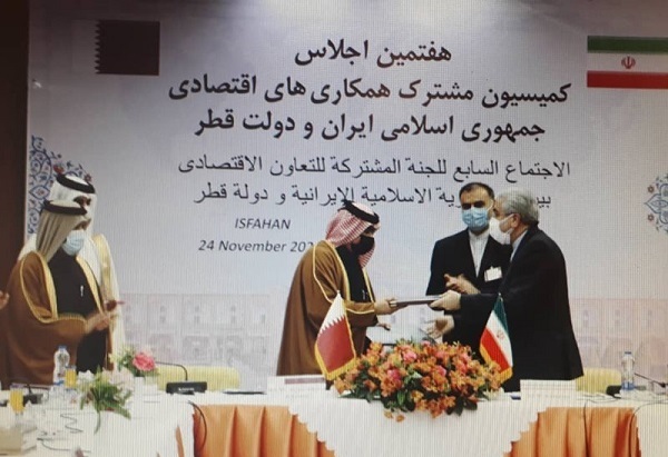 ایران و قطر تفاهم نامه همکاری در حوزه‌های آب و برق امضا کردند
