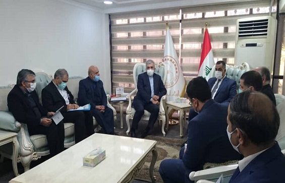 وزیر نیرو با رئیس بانک مرکزی عراق دیدار کرد