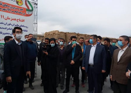 ۱۱ پروژه توزیع برق در شهرستان خنداب استان مرکزی افتتاح شد