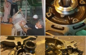 رفع مانع تولید برق در نیروگاه سیکل ترکیبی هریس توسط پرسنل تعمیرات نیروگاه حرارتی تبریز