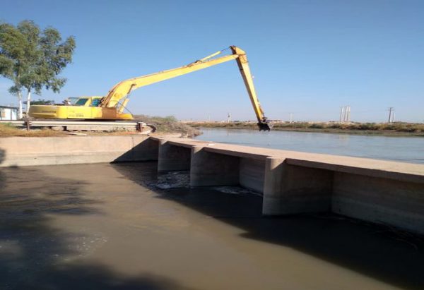 دریاچه سدهای شاوور و خیرآباد در خوزستان لایروبی شد