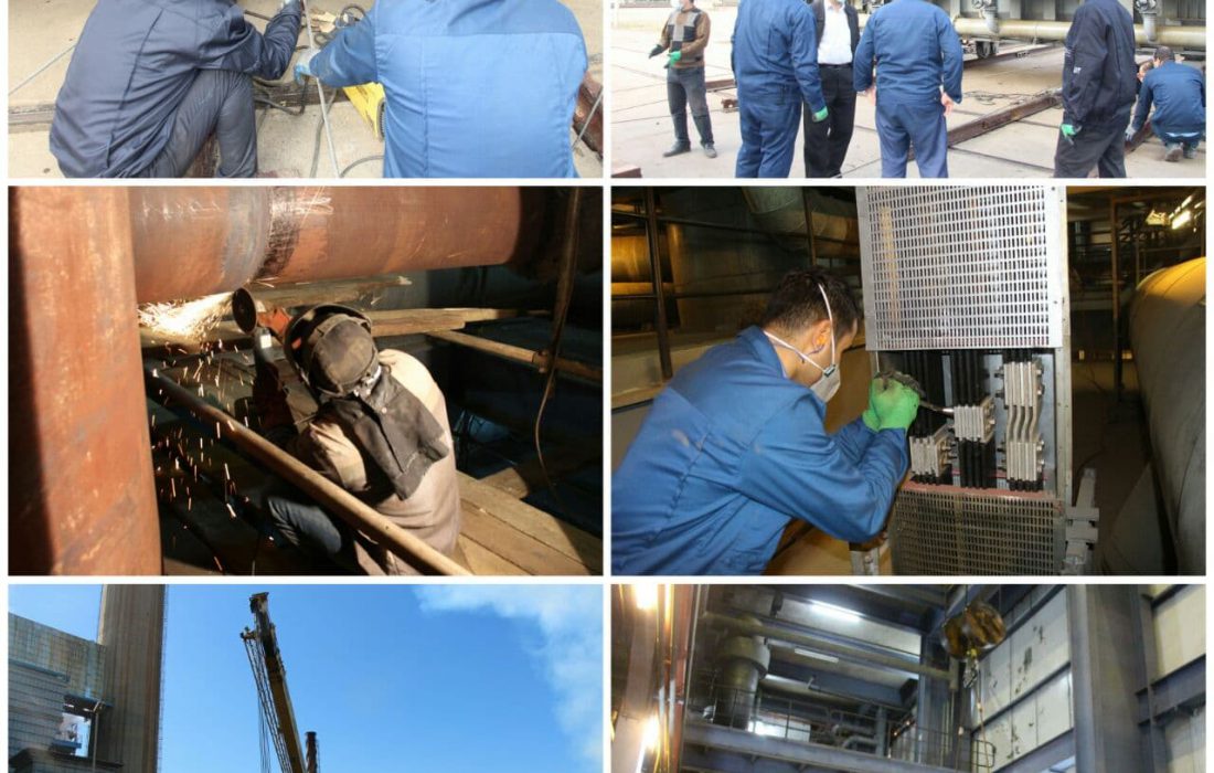 گزارش تصویری تعمیرات میاندوره ای نیروگاه شهیدسلیمی نکا
