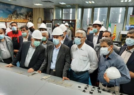 بازدید وزیر نیرو از نیروگاه حرارتی بندرعباس
