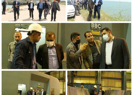 مدیر عامل برق منطقه ای مازندران وگلستان به همراه مدیران بندر امیرآباد از نیروگاه نکا بازدیدکردند