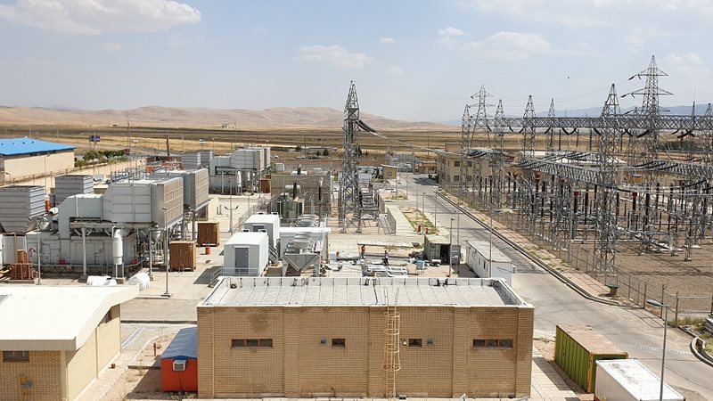 رشد ۱۰ درصدی تولید برق در نیروگاه گازی اسلام‌آباد غرب