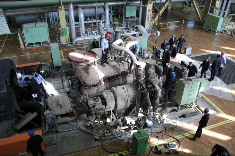 تعمیرات واحد شماره یک گازی نیروگاه شهید رجایی قزوین آغاز شد