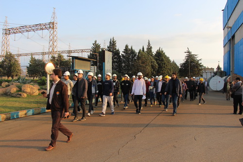 دانشجویان دانشگاه علم و صنعت ایران از نیروگاه نکا بازدید­کردند