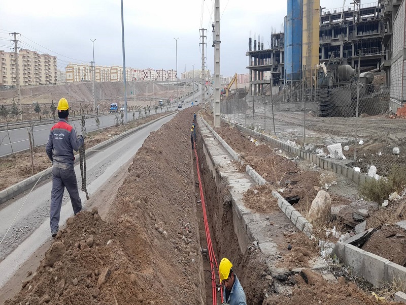 اجرای پروژه تامین برق مسکن ملی در شهر جدید سهند تبریز