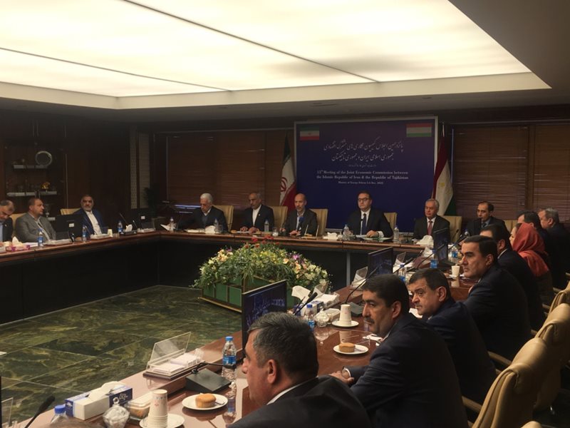 پانزدهمین اجلاس کمیسیون مشترک همکاری‌های اقتصادی ایران و تاجیکستان به کار خود پایان داد