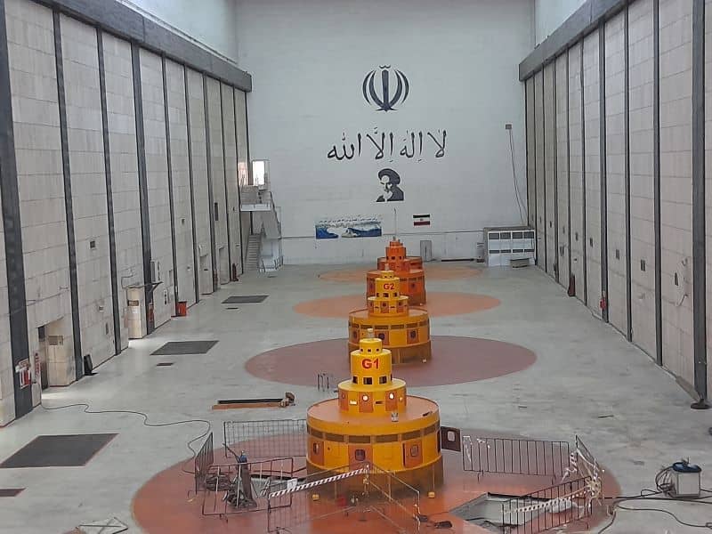 واحد شماره یک سد و نیروگاه شهید عباسپور به شبکه سراسری برق متصل شد