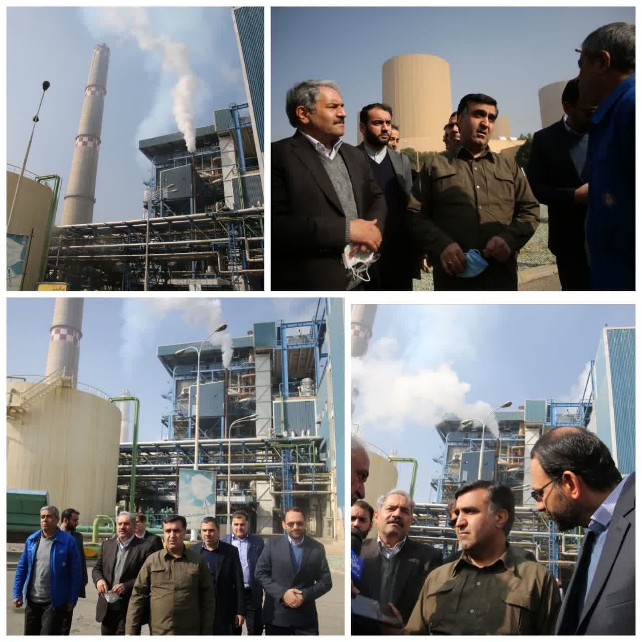 گزارش تصویری حضور سرزده معاون رییس جمهور و رییس سازمان حفاظت محیط زیست در محل نیروگاه شهید منتظری اصفهان