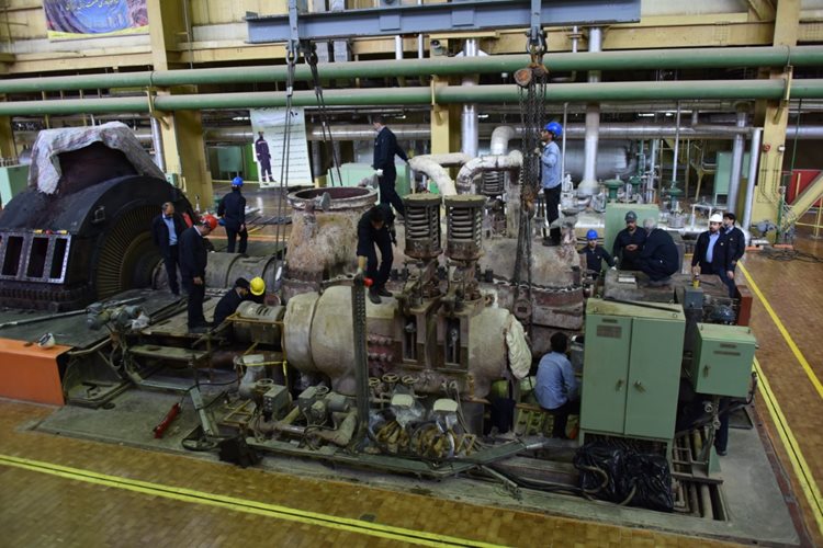واحد شماره ۲ بخار نیروگاه شهیدرجایی قزوین به مدار تولید بازگشت