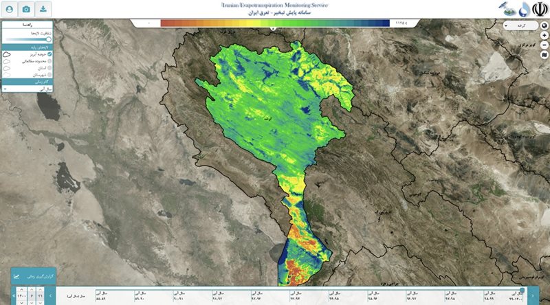 پوشش سطحی یخچال‌های طبیعی کشور ۵۰ درصد کاهش ‌یافته است/ رونمایی از سامانه پایش تبخیر و تعرق ایران