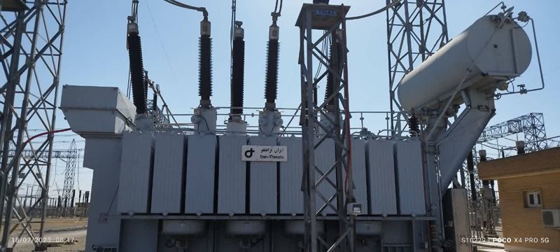 افزایش ۱۲۵ مگاولت آمپری پست برق انتقال سبزآب اندیمشک در خوزستان