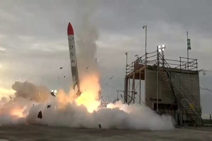 🎥 ویدئو/ انفجار موتور راکت فضاپیما هنگام آزمایش در ژاپن