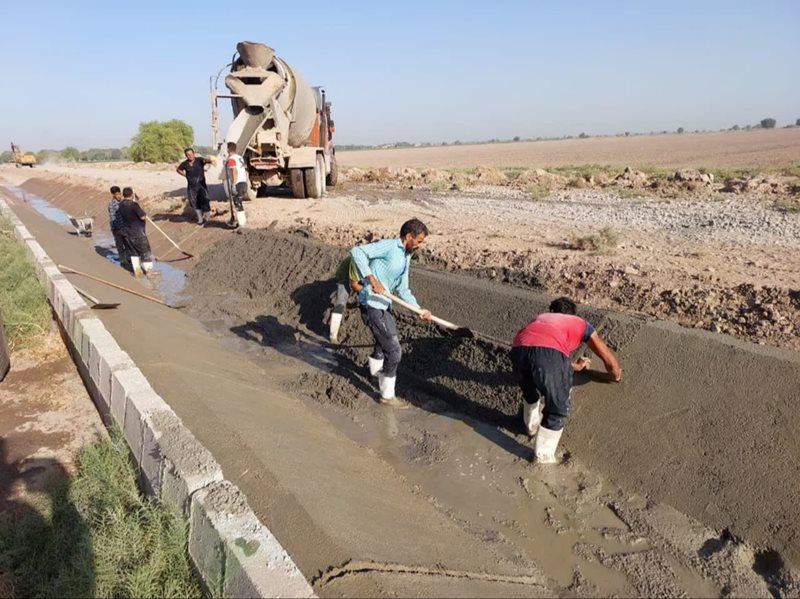 بازسازی اساسی شبکه آبیاری منطقه شرق دز در شمال خوزستان