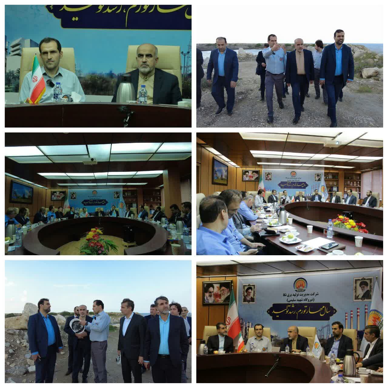 دستیار وزیر امور خارجه در امور دریای خزر از نیروگاه نکا بازدید کرد