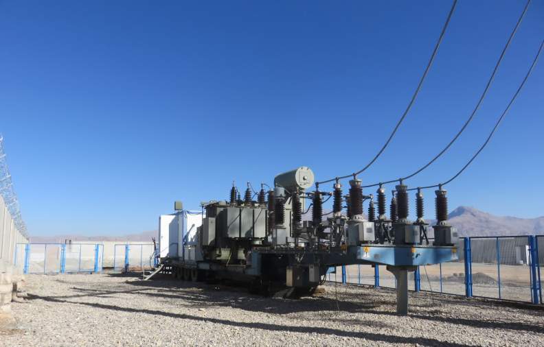 ایستگاه برق سیار فوق توزیع نورآباد۲ در استان لرستان برقدارشد