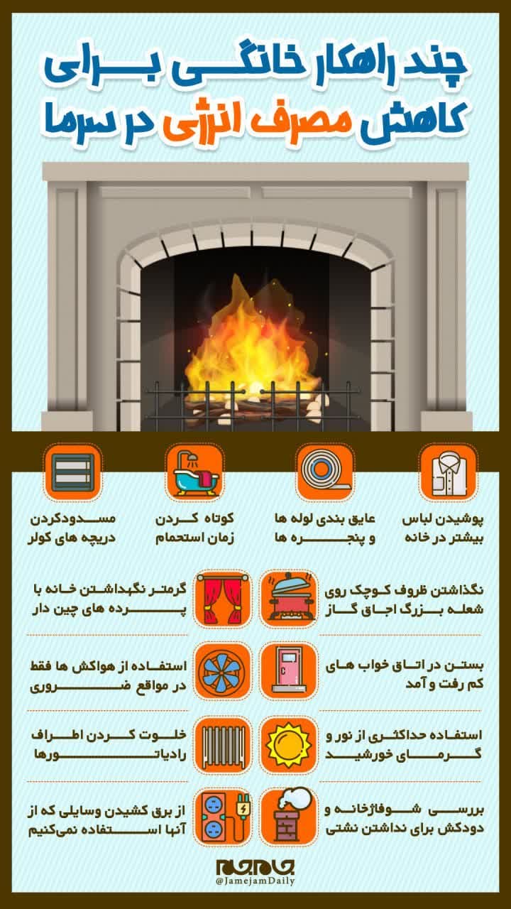 چند راهکار خانگی برای کاهش مصرف انرژی در سرما