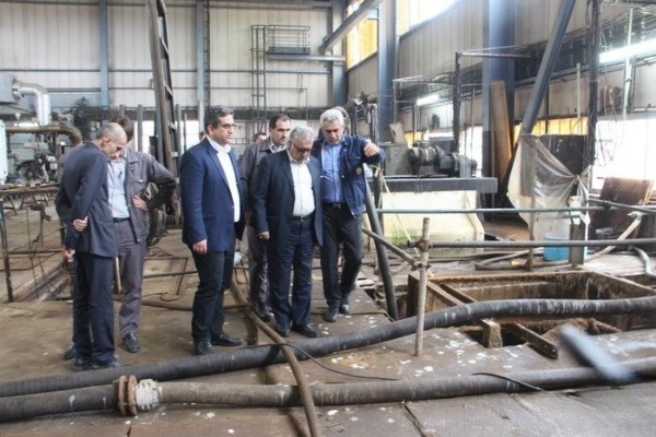 بازدید مدیر عامل شرکت برق حرارتی از نیروگاه شهیدسلیمی نکا