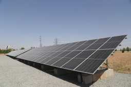 بهره برداری از نیروگاه خورشیدی ١٠٠ کیلوواتی در برق منطقه ای باختر